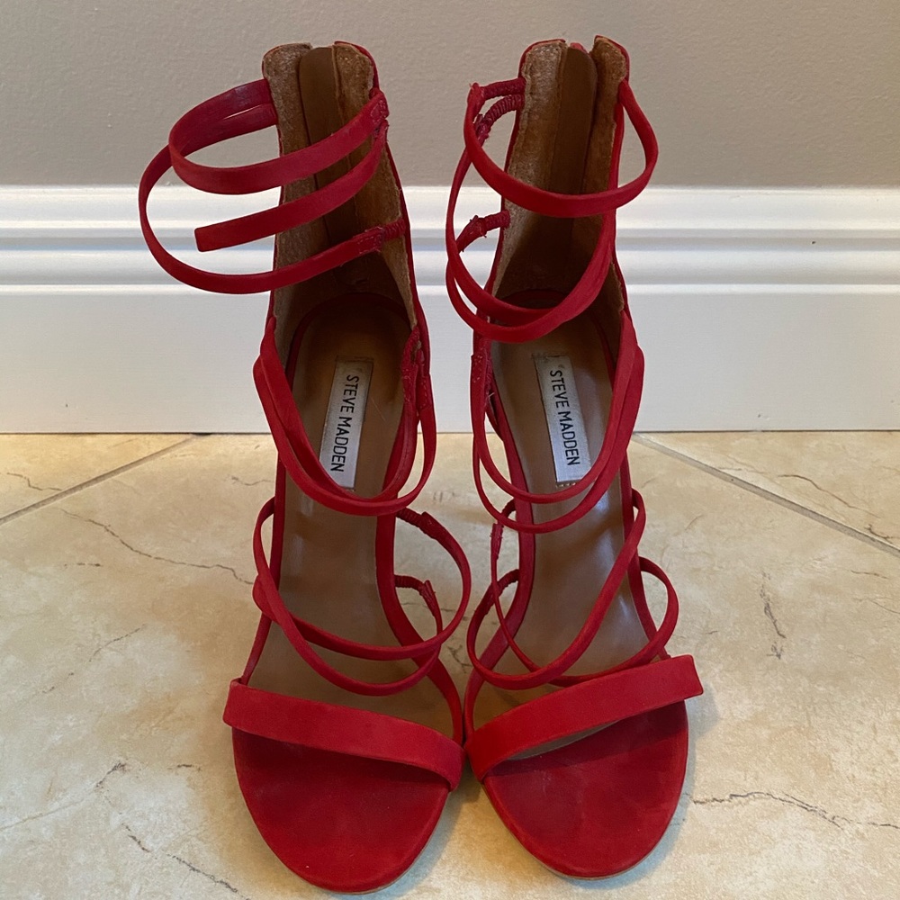Steve Madden Red Stiletto Heels